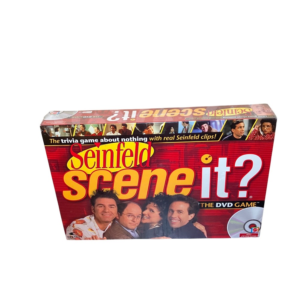 Mattel Seinfeld Scene It? DVD Board Game Adult OS Red New Sealed Trivia 2008